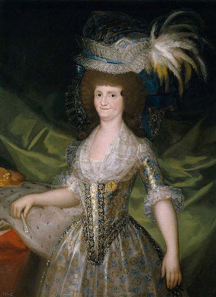 Francisco de Goya Queen of Spain Maria Louisa, nee Bourbon-Parma.